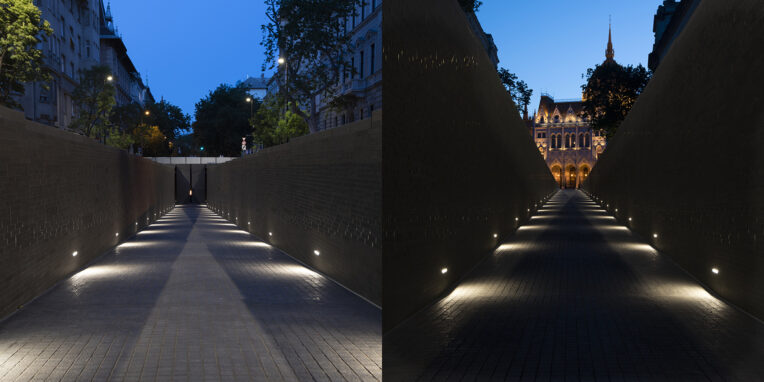 Az Összetartozás Emlékhelye: Az emlékhely koraeste